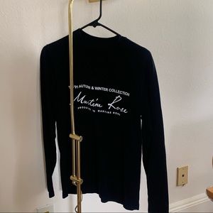 Martine rose long sleeve logo tshirt xs